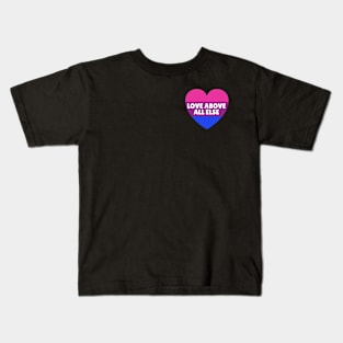 Bi Heart Kids T-Shirt